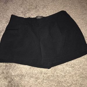 black dressy shorts